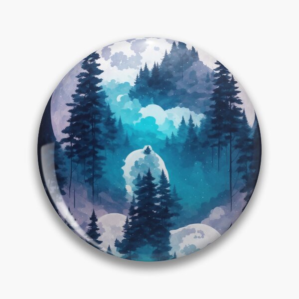 Item preview, Dreamscapes of Nature: Snowy Wilderness and Moonlit Warrior Tee designed and sold by RedArtG09.