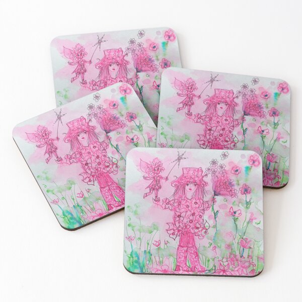 Item preview, Perdi Pink garden designed and sold by Loumacprints.