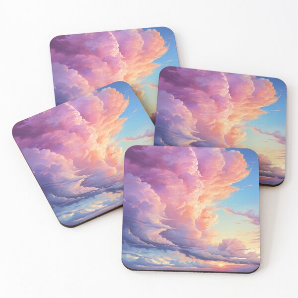 Artikelvorschau, Rosa Himmel und blaues Meer – wunderschön entworfen und verkauft von SuperSeries.