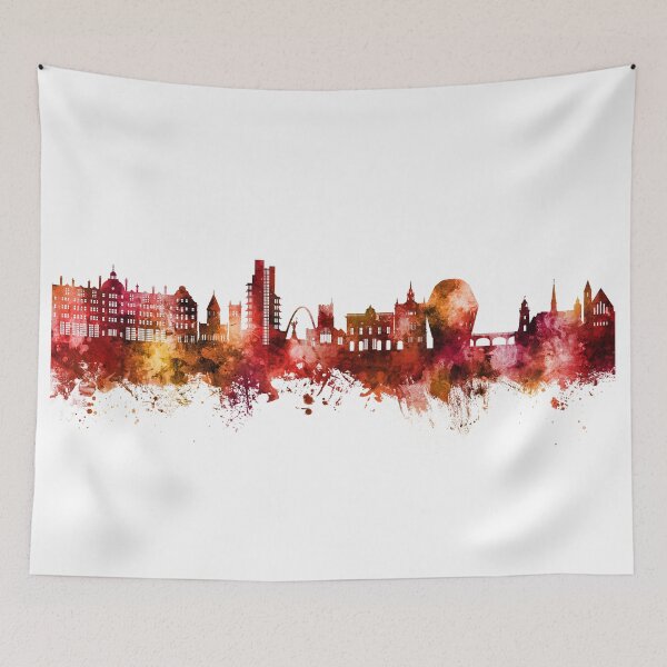 Artikelvorschau, Skyline von Folkestone, England entworfen und verkauft von ArtPrints.