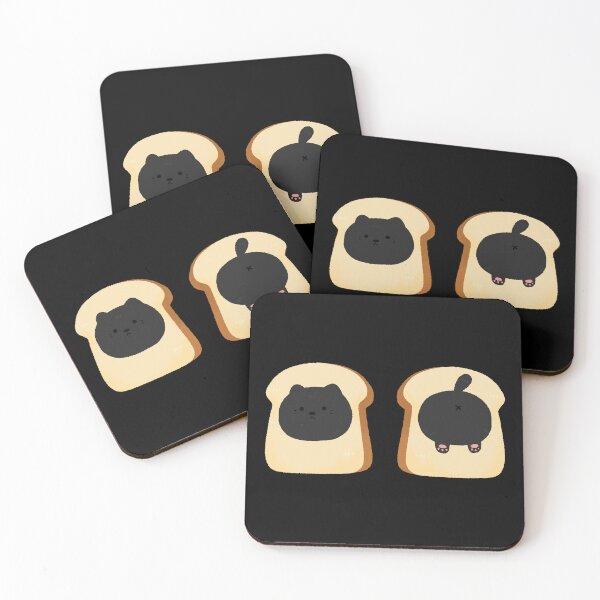 Item preview, bun black cat Kitten Lover Funny Bread Baker  designed and sold by TNwandesignart.