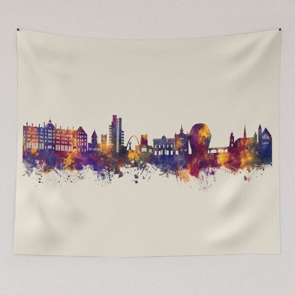 Artikelvorschau, Skyline von Folkestone, England entworfen und verkauft von ArtPrints.