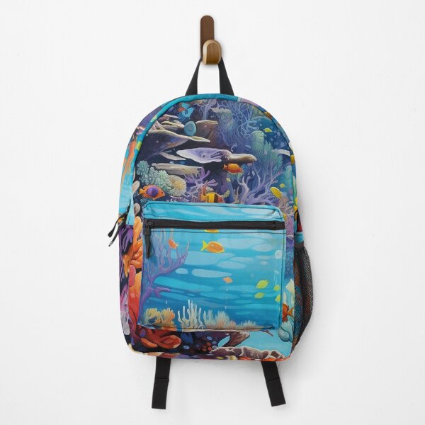 Item preview, Stunning, vibrant color underwater coral reef digital print designed and sold by dcrc.