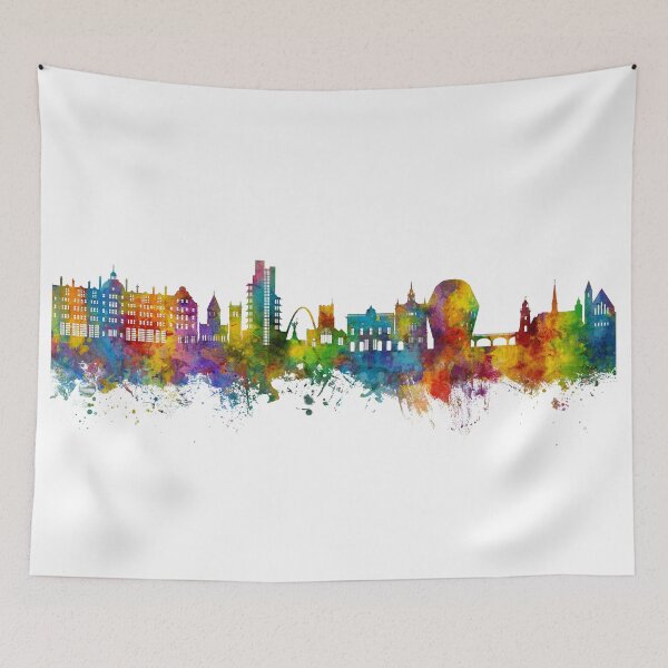Artikelvorschau, Skyline von Folkestone, England entworfen und verkauft von ArtPrints.