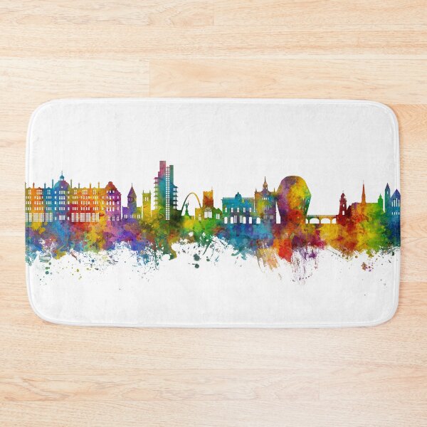 Item preview, Folkestone England Skyline designed and sold by ArtPrints.