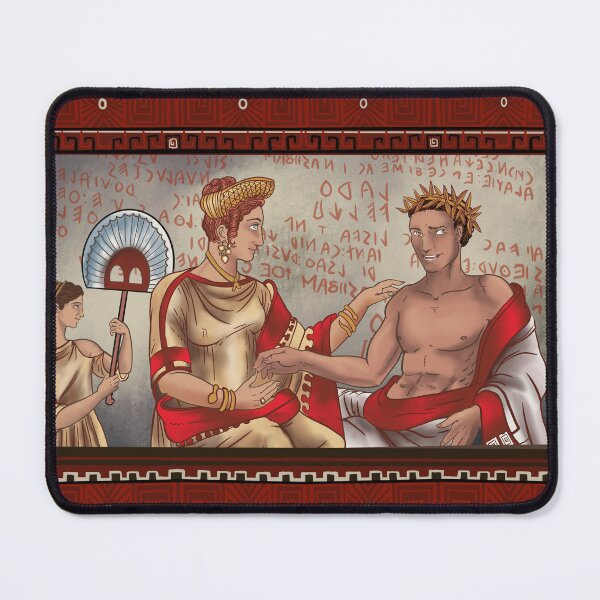 Item preview, Feast of Lars Velch, the Tomb of The Shields, Necropolis of Tarquinia designed and sold by ArchaeoArtist.