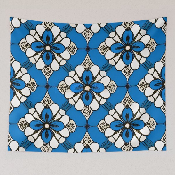 Item preview, Pattern of circles on an flowers background Hand drawn designed and sold by Casanova7000.