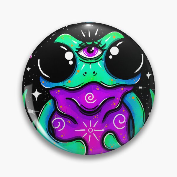Item preview, Trippy frog  designed and sold by loberkarols.
