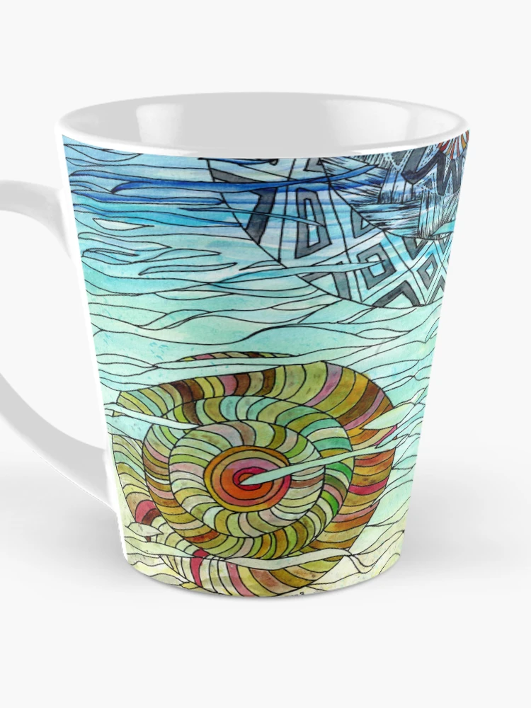 Thumbnail 3 of 4, Coffee Mug, Three Shells  designed and sold by ReneArtworks.