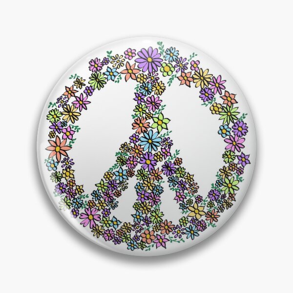Item preview, Peace Sign Flowers  designed and sold by DesignsByMarge.
