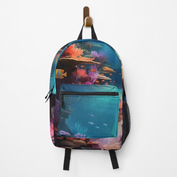 Item preview, Stunning, vibrant color underwater coral reef digital print designed and sold by dcrc.