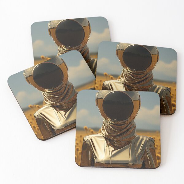 Item preview, A Golden Astronaut In A Beautiful Field designed and sold by SuperSeries.