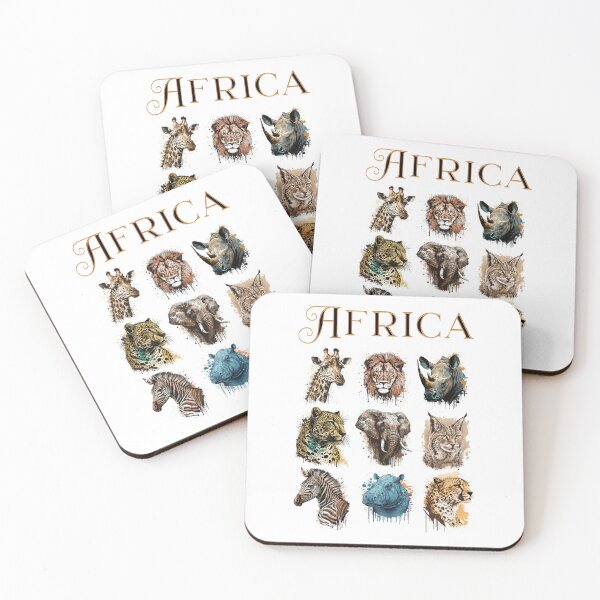 Item preview, Africa wild animals on safari designed and sold by All Year Round.