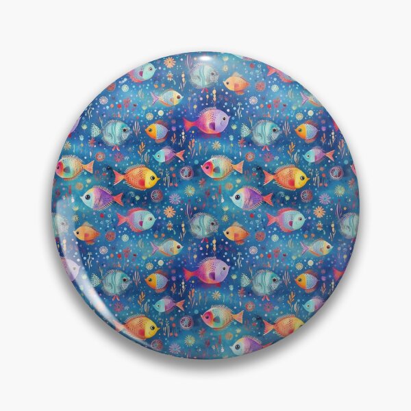 Item preview, Colorful Fish Pattern designed and sold by franktact.