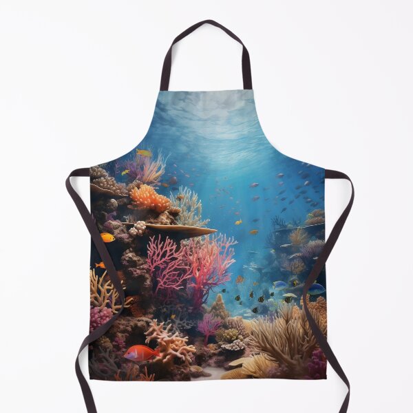 Item preview, Stunning, vibrant color underwater coral reef digital print designed and sold by dcrc.
