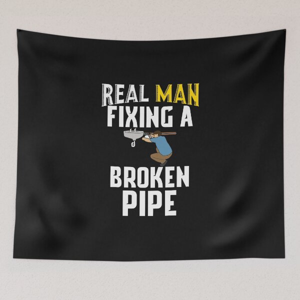 Item preview, Real Man Fixing A Broken Pipe / Plumbing / plumb designed and sold by Tee Hub.