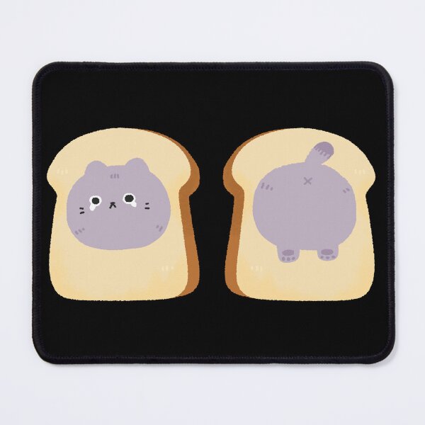 Item preview, bun purple sad cat Neko Kitten Lover Funny Bread Baker  designed and sold by TNwandesignart.