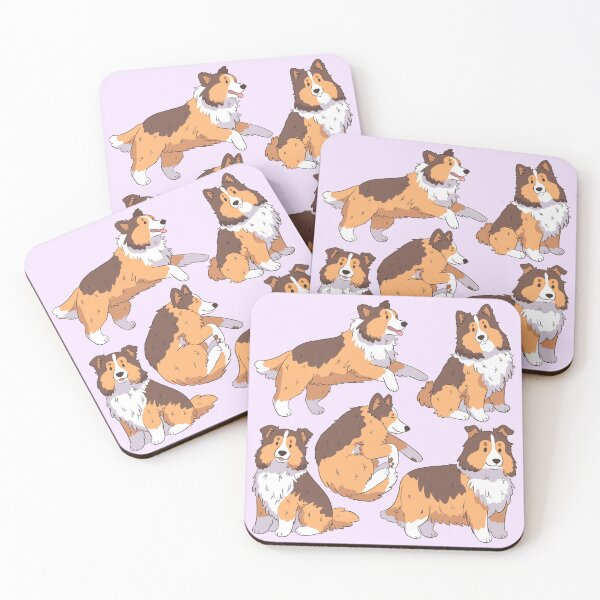 Item preview, Cute shetland sheepdog pattern  designed and sold by Yaragold.