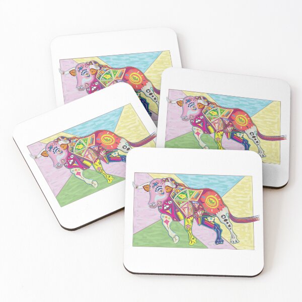 Item preview, Toro, toro feroz, estilo cubismo toro, arte moderno designed and sold by Kasalongdesign.