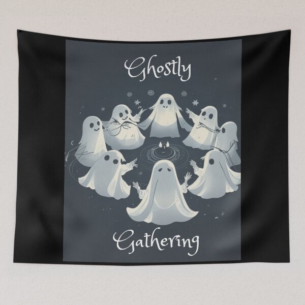 Item preview, Halloween - Ghostly gathering T-Shirt designed and sold by Beyond The Veil.