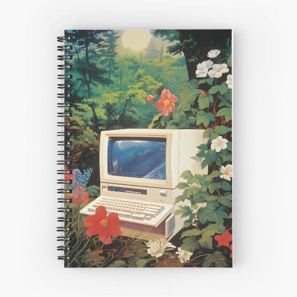 Item preview, Retro Computer and Flower Forest designed and sold by Je-we.