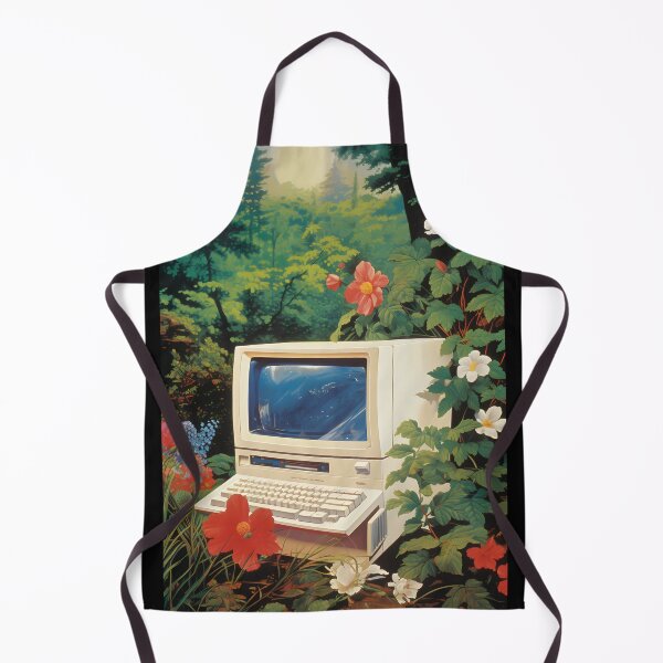 Item preview, Retro Computer and Flower Forest designed and sold by Je-we.