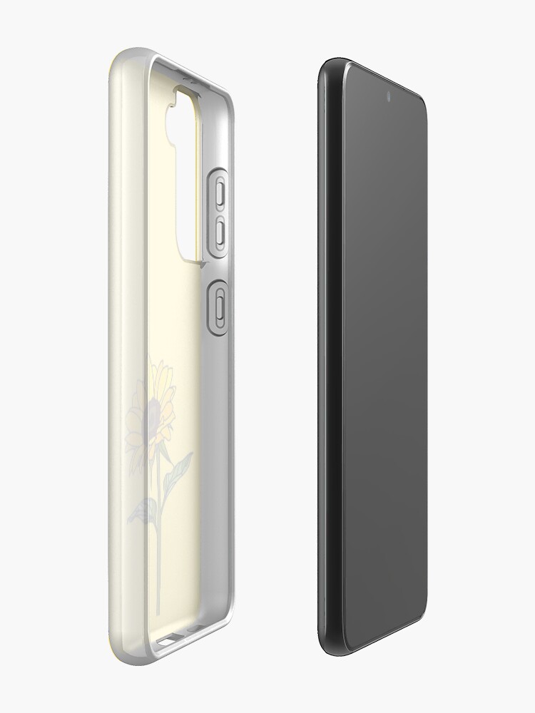 Alternate view of Aesthetic Sunflower Samsung Galaxy Phone Case
