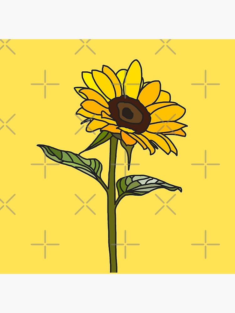 Thumbnail 4 of 4, Pillow, Aesthetic Sunflower designed and sold by Rocket-To-Pluto.