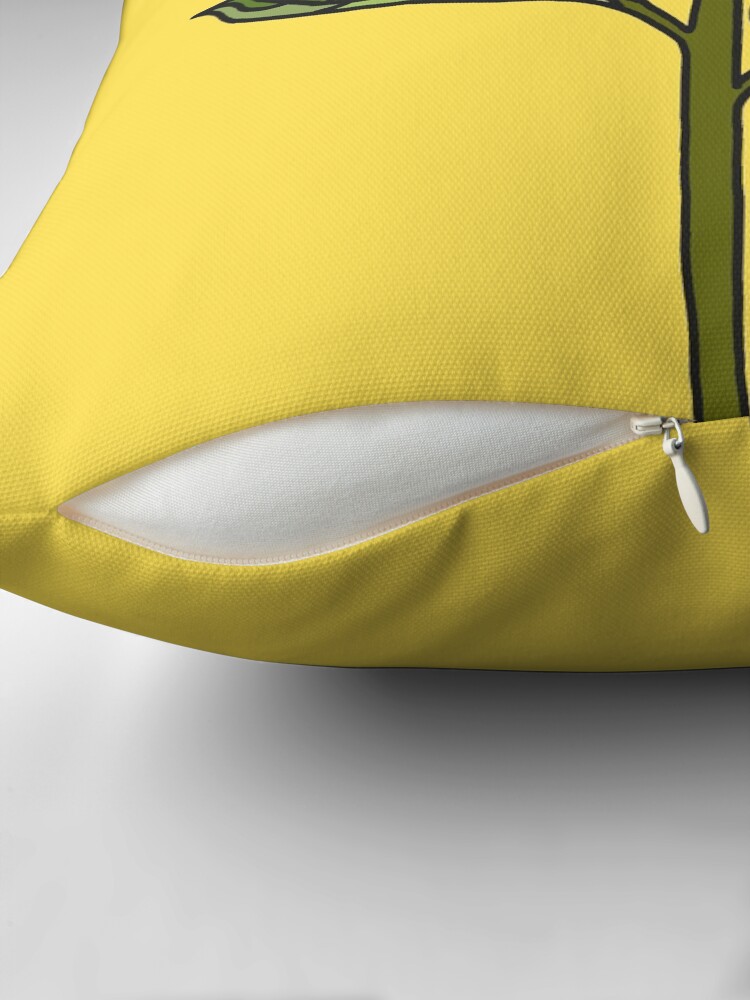 Thumbnail 2 of 4, Pillow, Aesthetic Sunflower designed and sold by Rocket-To-Pluto.
