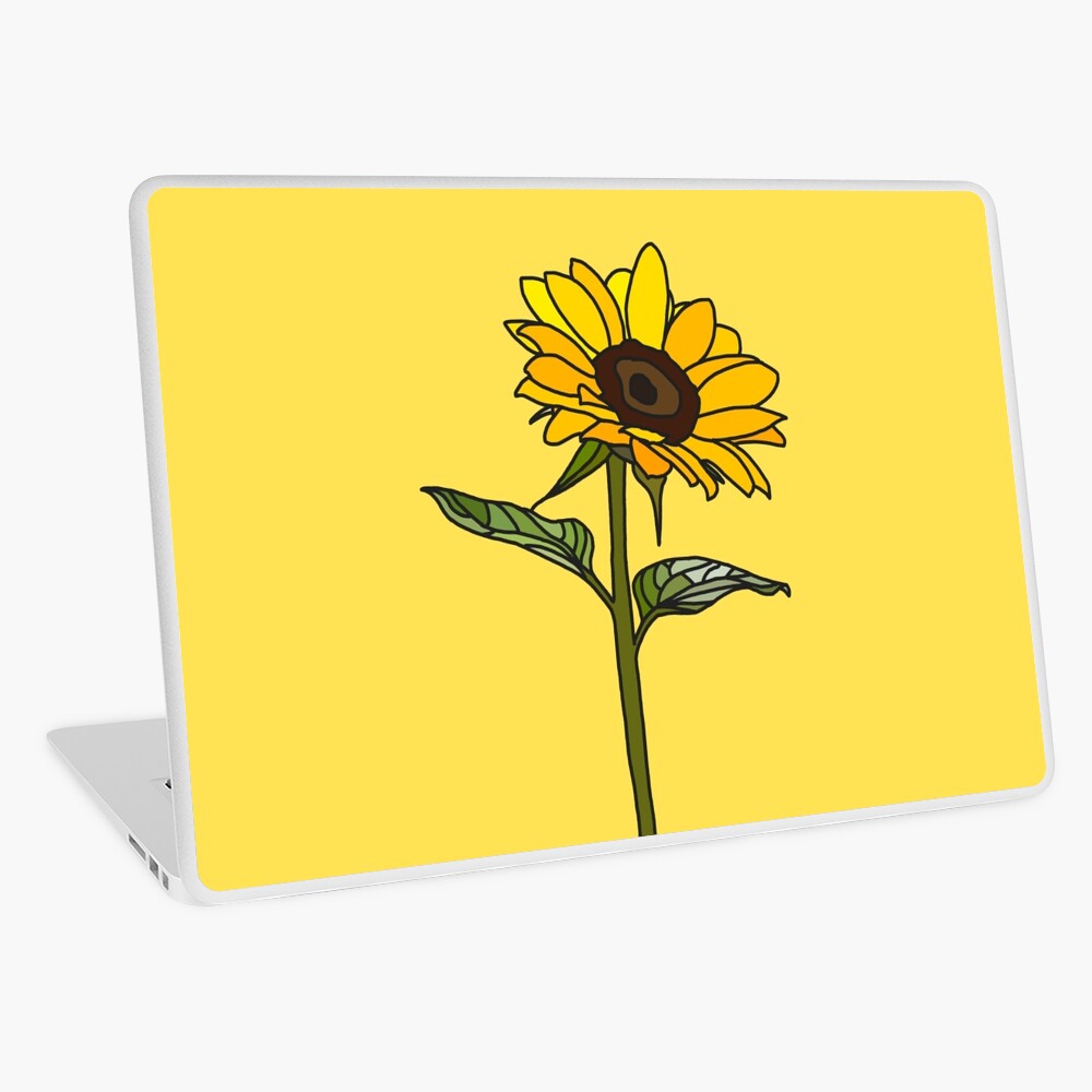 Aesthetic Sunflower Laptop Skin
