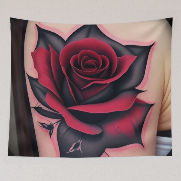 Item preview, Rose tattoo on arm designed and sold by MarcoDesigner78.