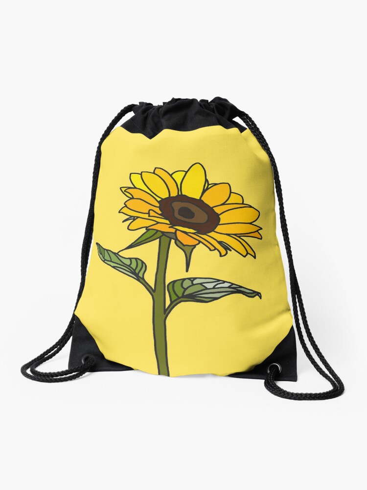 Aesthetic Sunflower on Light Blue Tote Bag for Sale by Rocket-To-Pluto