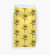 Ästhetische Sonnenblume Bettbezug