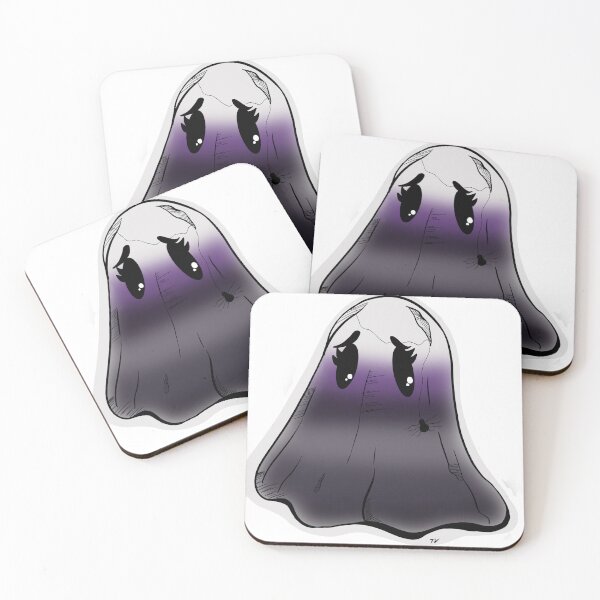 Item preview, Demi/Ace Pride Ghost  designed and sold by ghostlyyartt.