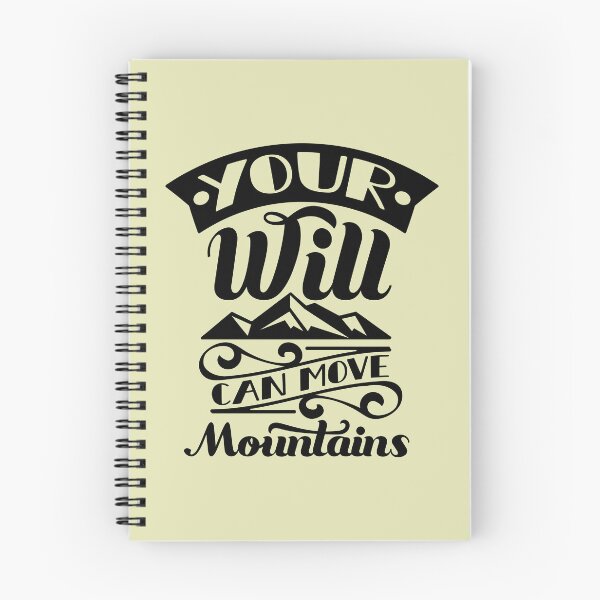 Item preview, Your Will Can Move Mountains designed and sold by Giro-design.