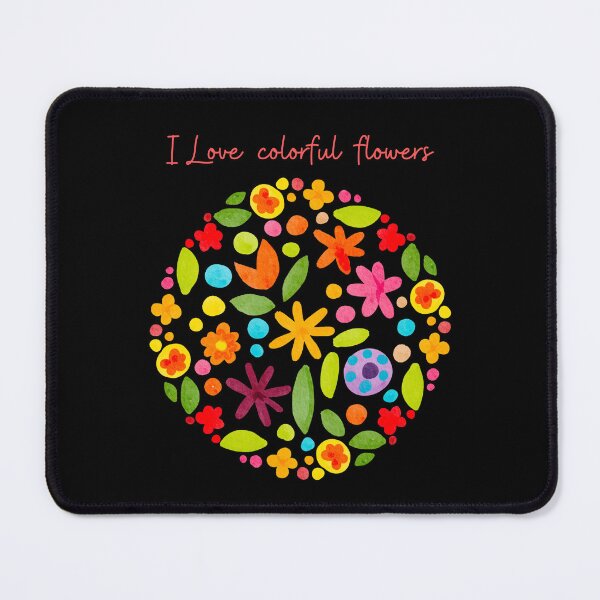 Item preview, I love colorful flowers,funny gift designed and sold by your-t-shirts55.