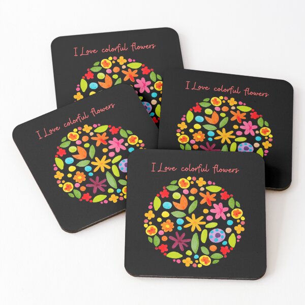 Item preview, I love colorful flowers,funny gift designed and sold by your-t-shirts55.