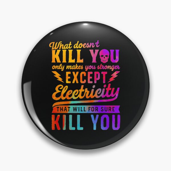 Item preview, Electricity Will Kill You85png designed and sold by altmanaub.