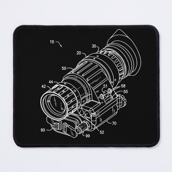 Item preview, PVS-14 Patent Drawing designed and sold by tacticalyeet.
