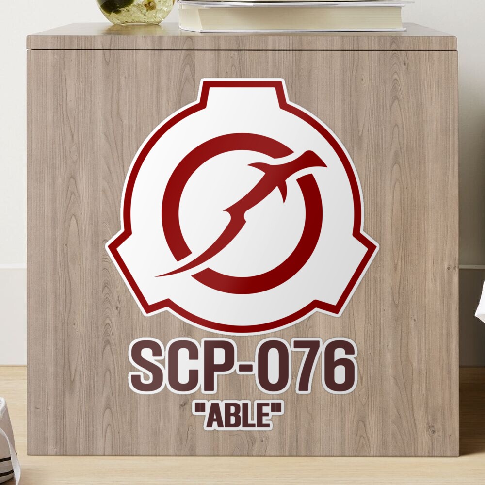 SCP-076 (Able) Sticker for Sale by SCPillustrated