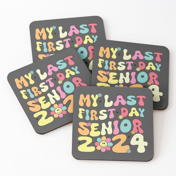 Item preview, My Last First Day Senior 2024 Back to School Quote designed and sold by DeliveryGeorge.