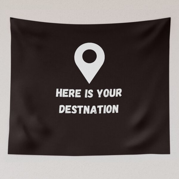 Item preview, HERE IS TOUR DESTINATION CLASSIC T SHIRT designed and sold by sangram9337.