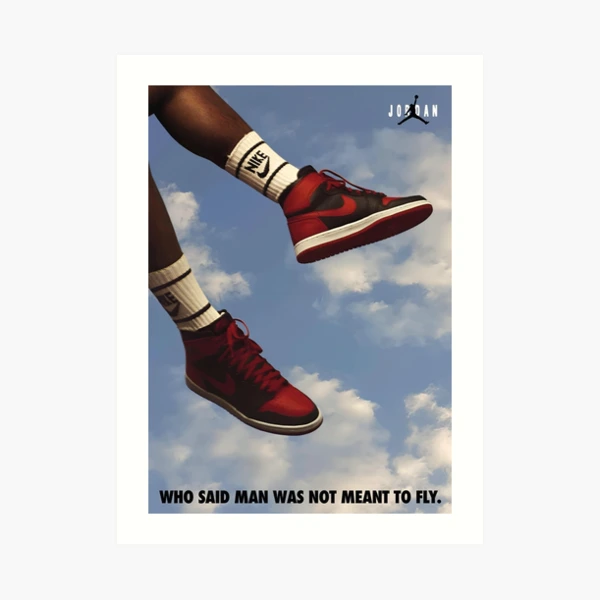 Who said man was not meant to Michael Art Print by