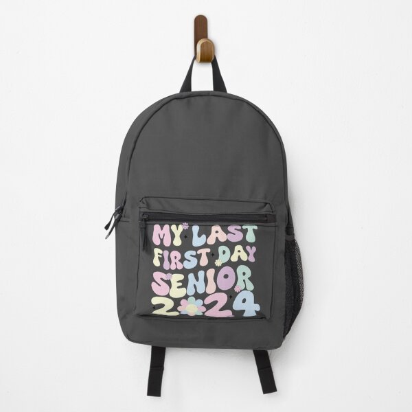 Item preview, My Last First Day Senior 2024 Back to School Quote Pastel designed and sold by DeliveryGeorge.