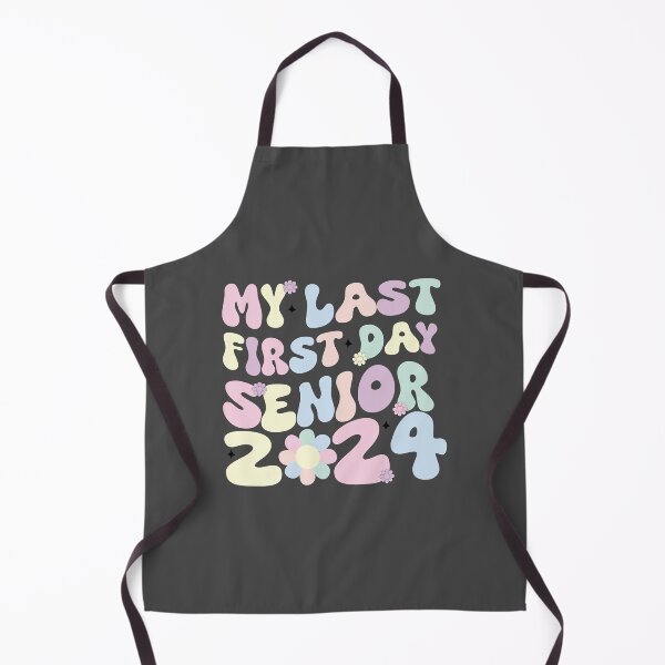 Item preview, My Last First Day Senior 2024 Back to School Quote Pastel designed and sold by DeliveryGeorge.