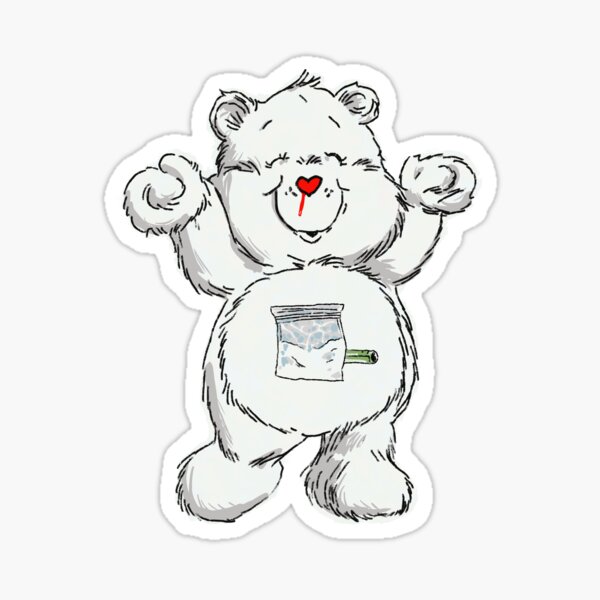 Cheer Bear 80s Care Bear Sticker – Dainty Daisy Press