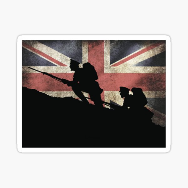 Item preview, Over The Top! British Soldiers designed and sold by ernestinamurray.