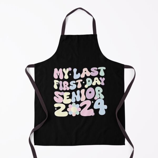 Item preview, My Last First Day Senior 2024 Back to School Quote Pastel Colors designed and sold by DeliveryGeorge.
