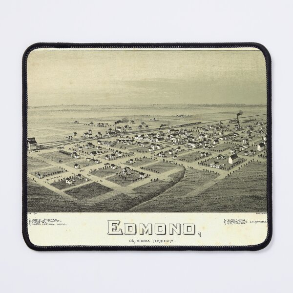 Item preview, Edmond, Oklahoma Territory (1891) designed and sold by allhistory.