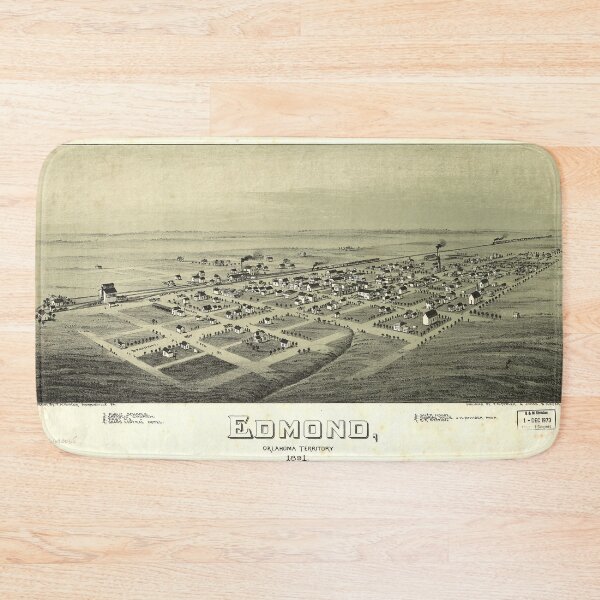 Item preview, Edmond, Oklahoma Territory (1891) designed and sold by allhistory.